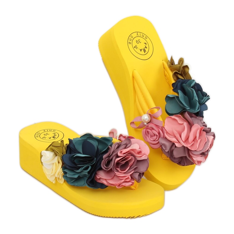 Giallo FM5050 Suole in schiuma gialla multicolore 1