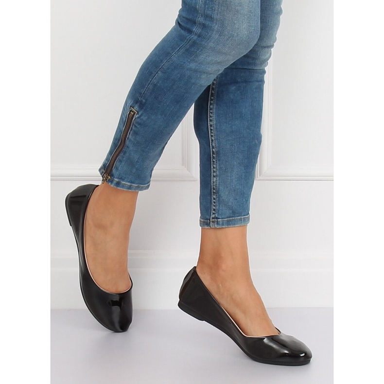 Ballerine da donna nere JX76P Black nero 2