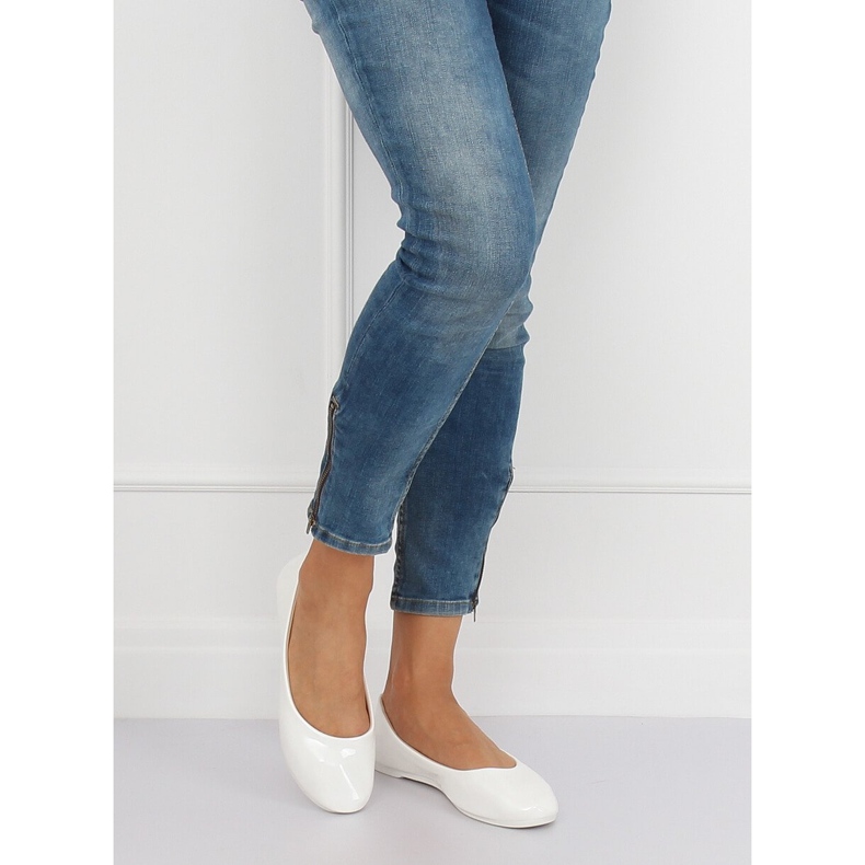 Ballerine da donna bianche JX76P White bianca 2