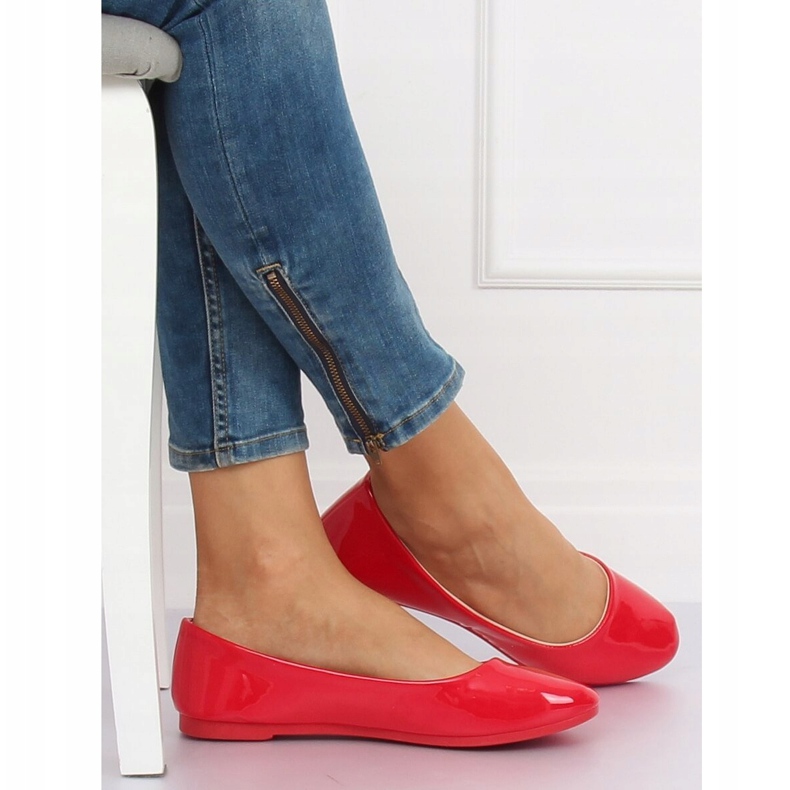 Ballerine rosse da donna JX76P Red rosso 1