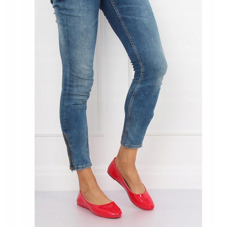 Ballerine rosse da donna JX76P Red rosso 2