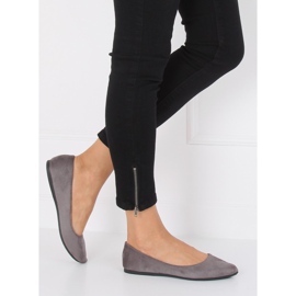 Ballerine naso grigio mandorla WD39P Grey 1