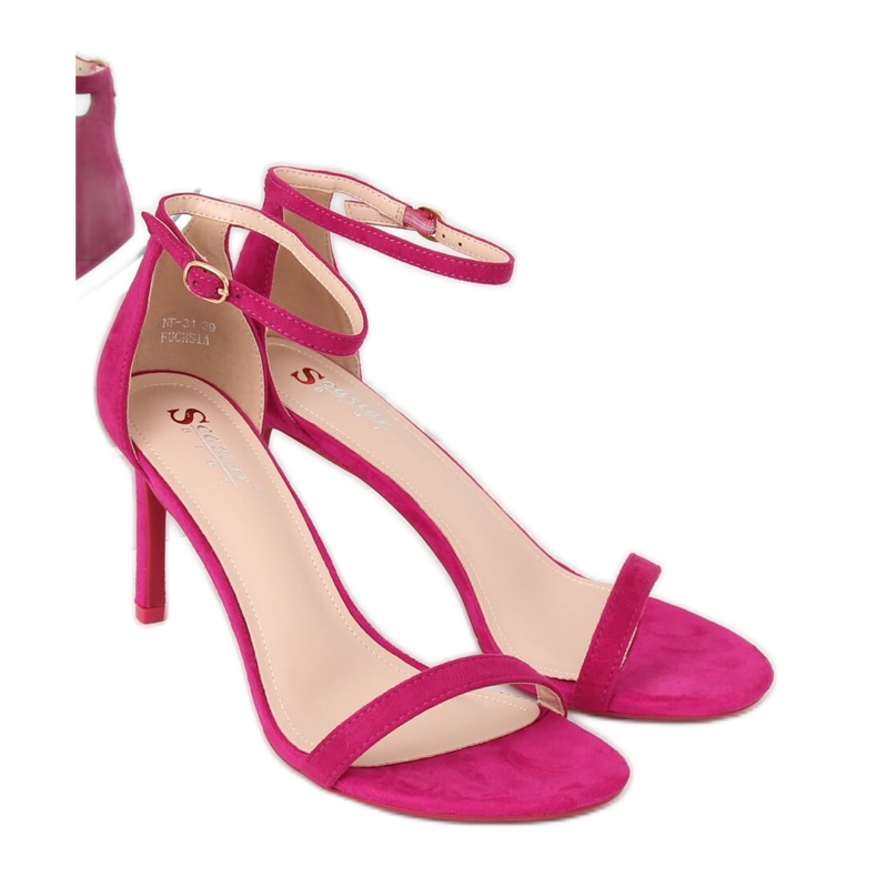 Sandali fucsia su tacco alto NF-31P Fuchsia rosa 1