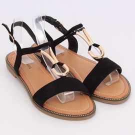 Sandali neri da donna WL024 Black nero 2