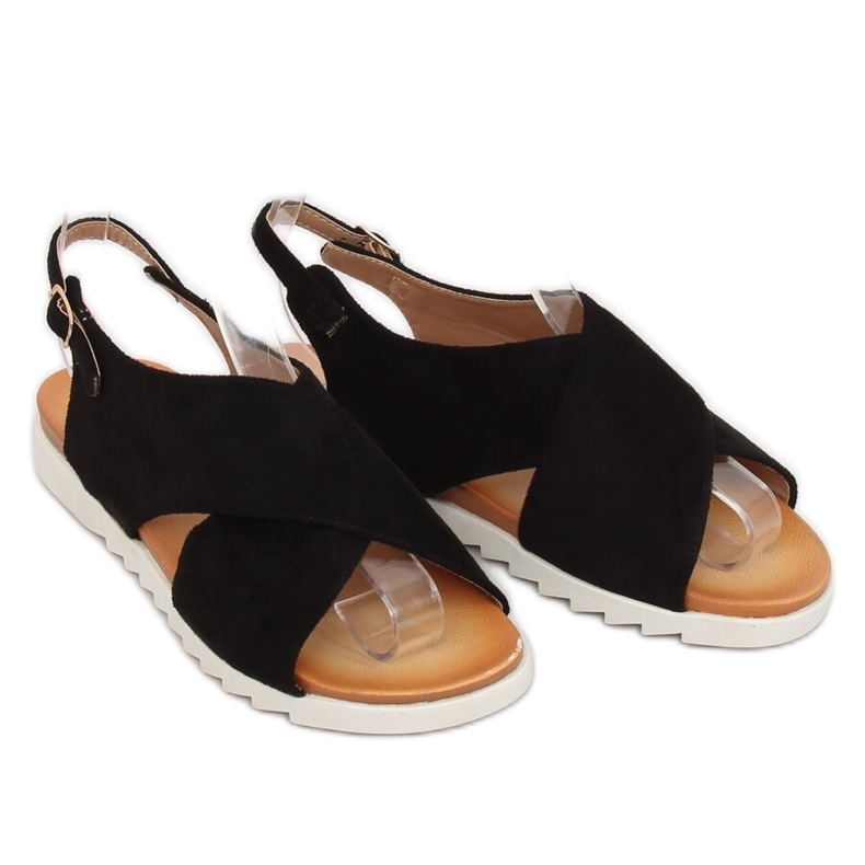 Sandali da donna neri 9003 Black nero 1