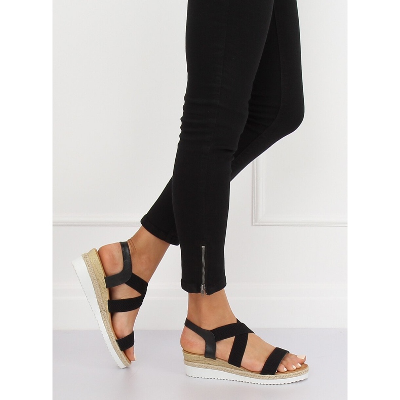 Sandali neri da donna S81 Black nero 2