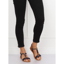 Sandali blu navy da donna L520 Blue 2