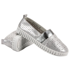 Filippo Scarpe Slip-on Con Glitter grigio 1