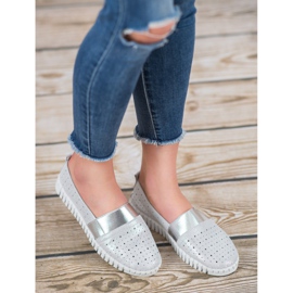 Filippo Scarpe Slip-on Con Glitter grigio 2