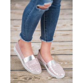 Filippo Scarpe Slip-on Con Glitter rosa 2