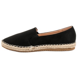 Primavera Espadrillas in camoscio nero 1