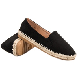 Primavera Espadrillas in camoscio nero 2