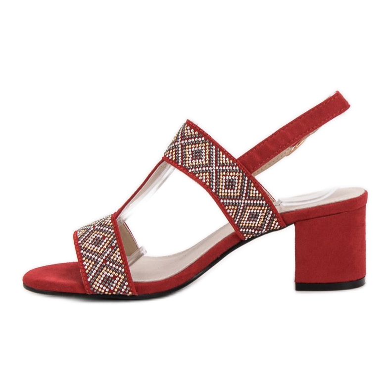Goodin Sandali con tacco alto rosso 1