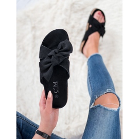 Cm Paris Pantofole in pelle scamosciata nero 2