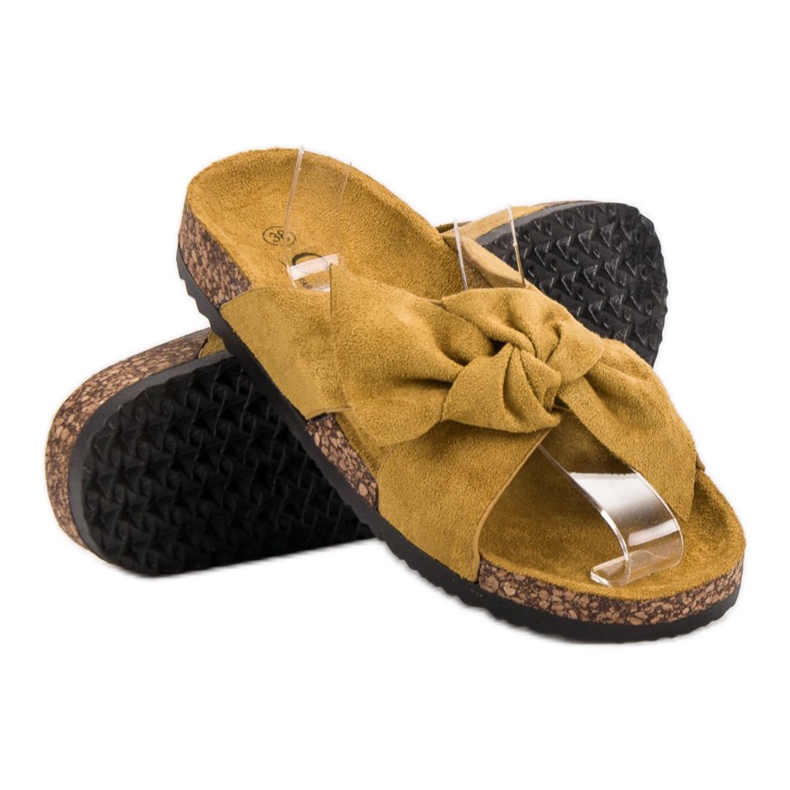Cm Paris Pantofole in pelle scamosciata giallo 2