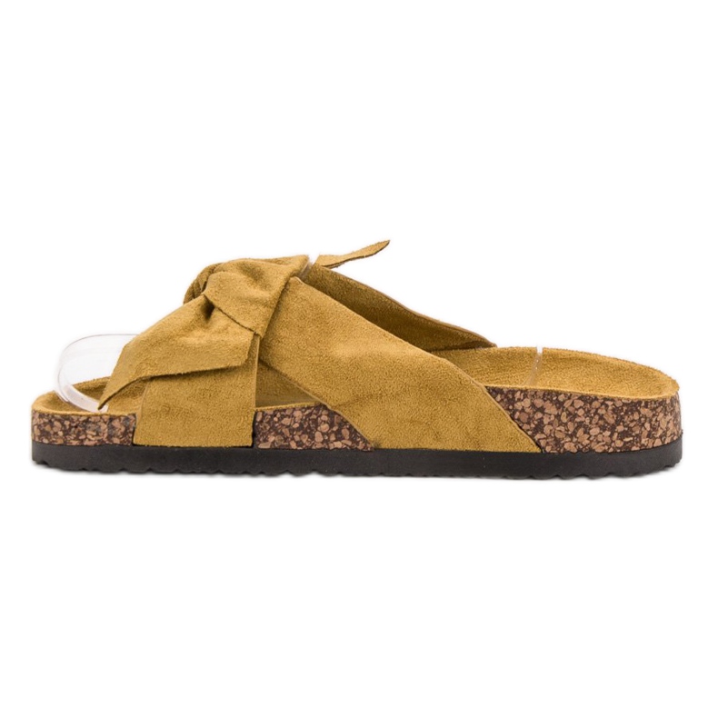 Cm Paris Pantofole in pelle scamosciata giallo 1
