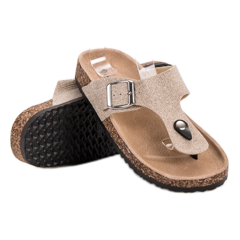 Evento Infradito alla moda marrone 1