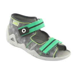 Scarpe per bambini Befado 250P066 grigio verde 2