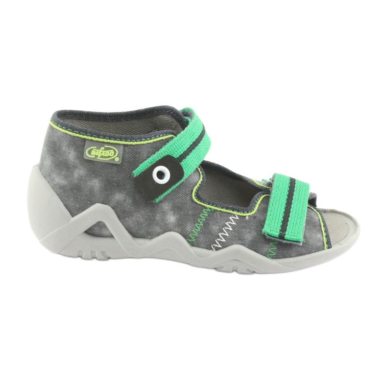 Scarpe per bambini Befado 250P066 grigio verde 1
