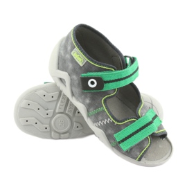 Scarpe per bambini Befado 250P066 grigio verde 5