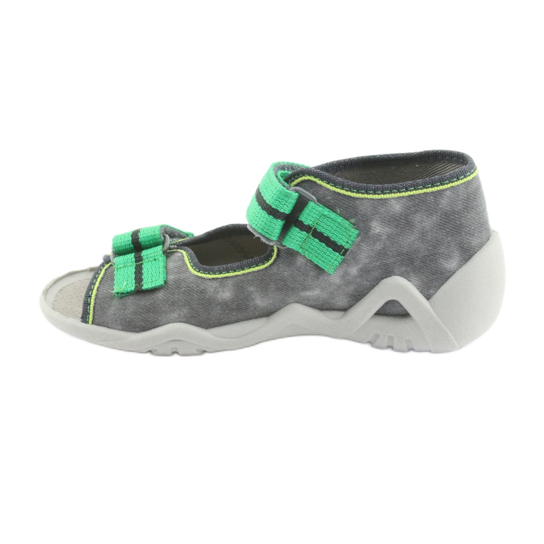 Scarpe per bambini Befado 250P066 grigio verde 2