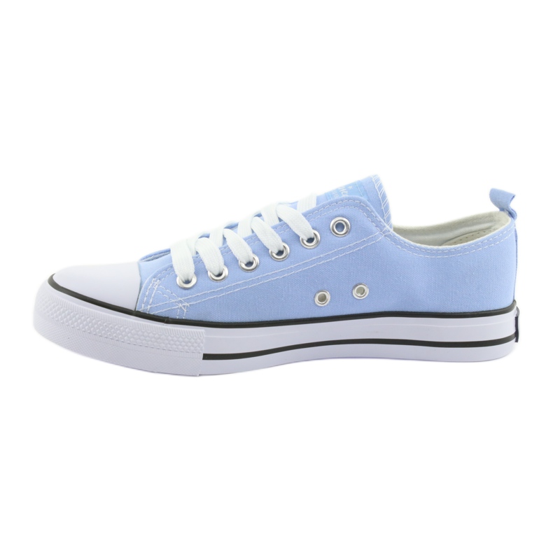 Sneakers blu American Club bianco 2