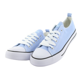 Sneakers blu American Club bianca 3