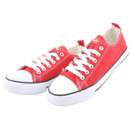 American Club Sneaker rosse LH18 legate da donna rosso 3