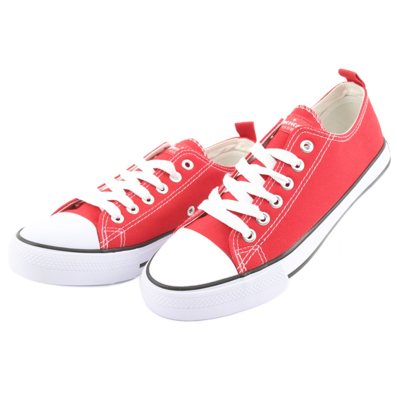 American Club Sneaker rosse LH18 legate da donna rosso 3