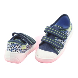 Scarpe per bambini Befado 907P103 blu navy blu verde 4