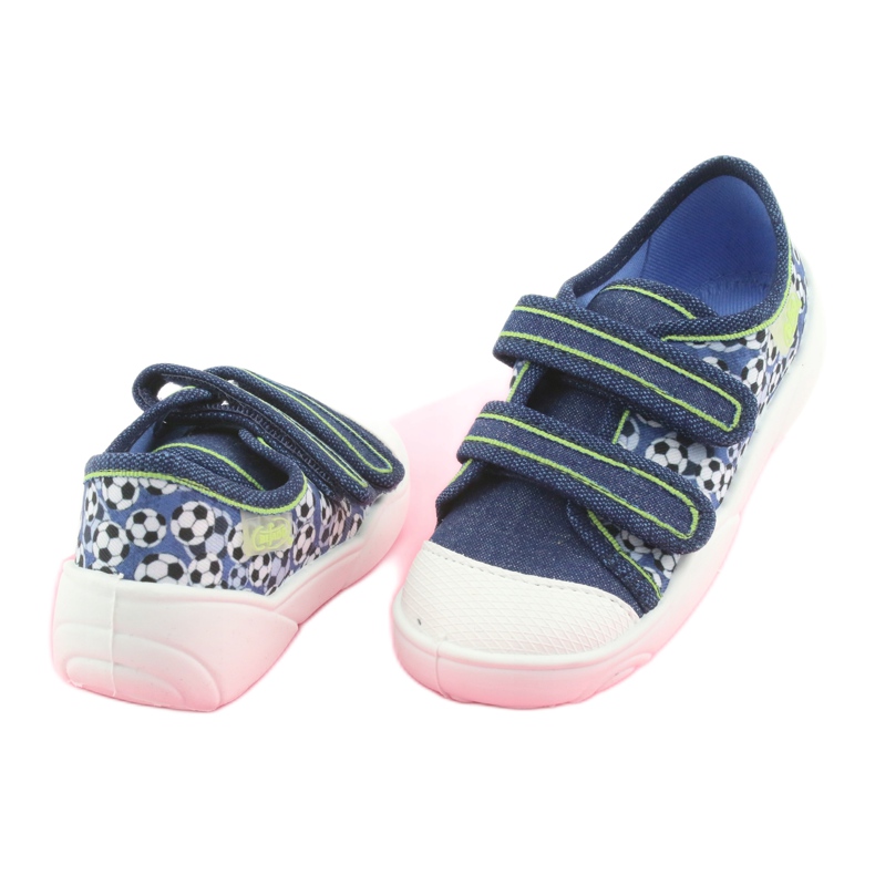 Scarpe per bambini Befado 907P103 blu navy blu verde 4