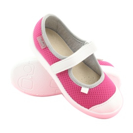 Scarpe per bambini Befado 208X037 bianco rosa 2