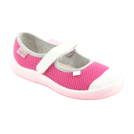 Scarpe per bambini Befado 208X037 rosa bianca 1