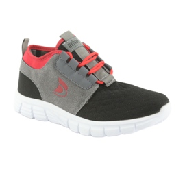 Scarpe sportive per bambini Befado 516Y037 nero rosso grigio 1