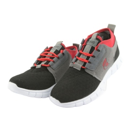 Scarpe sportive per bambini Befado 516Y037 nero rosso grigio 2