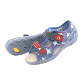 Scarpe per bambini Befado pu 065X119 bianco rosso blu 5