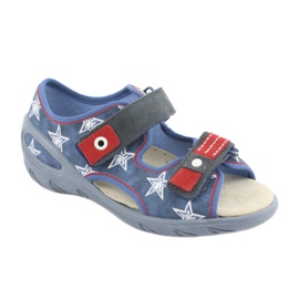 Scarpe per bambini Befado pu 065X119 bianco rosso blu 1