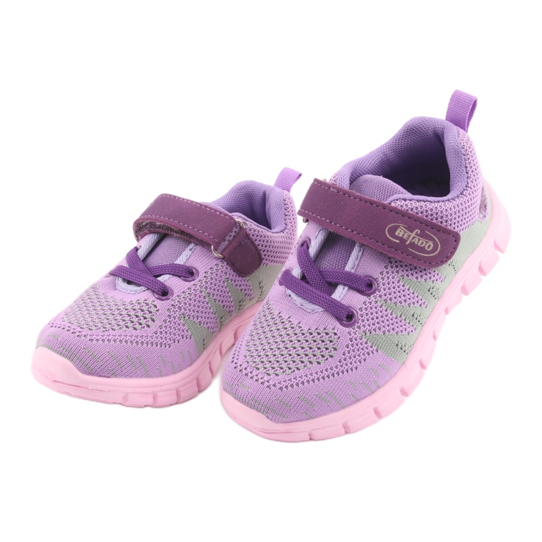 Scarpe per bambini Befado fino a 23 cm 516X024 viola rosa verde 3