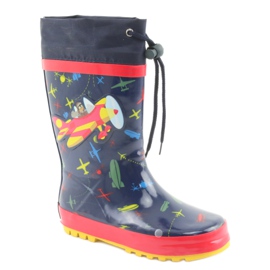 American Club Stivali da pioggia per bambini American SamoLot rosso blu navy 1