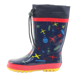 American Club Stivali da pioggia per bambini American SamoLot rosso blu navy 2
