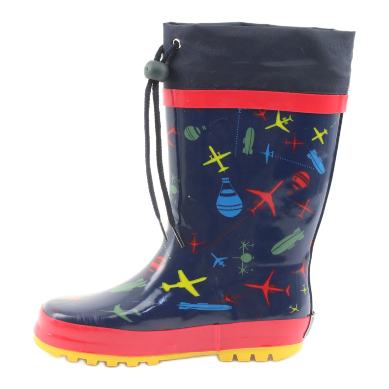 American Club Stivali da pioggia per bambini American SamoLot rosso blu navy 2