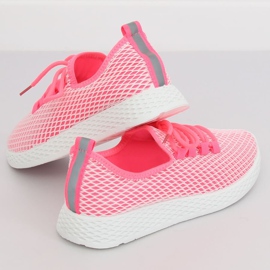 Scarpe sportive rosa NB283 Fluorescence Peach Red bianco 1