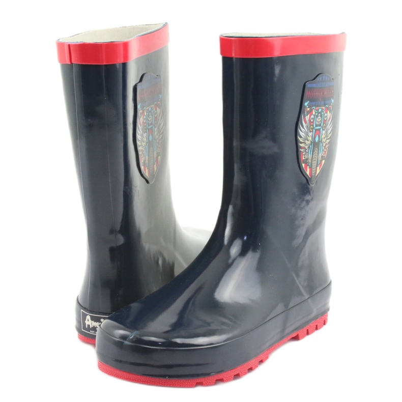 American Club Motociclette ragazzi scanalature blu navy 4