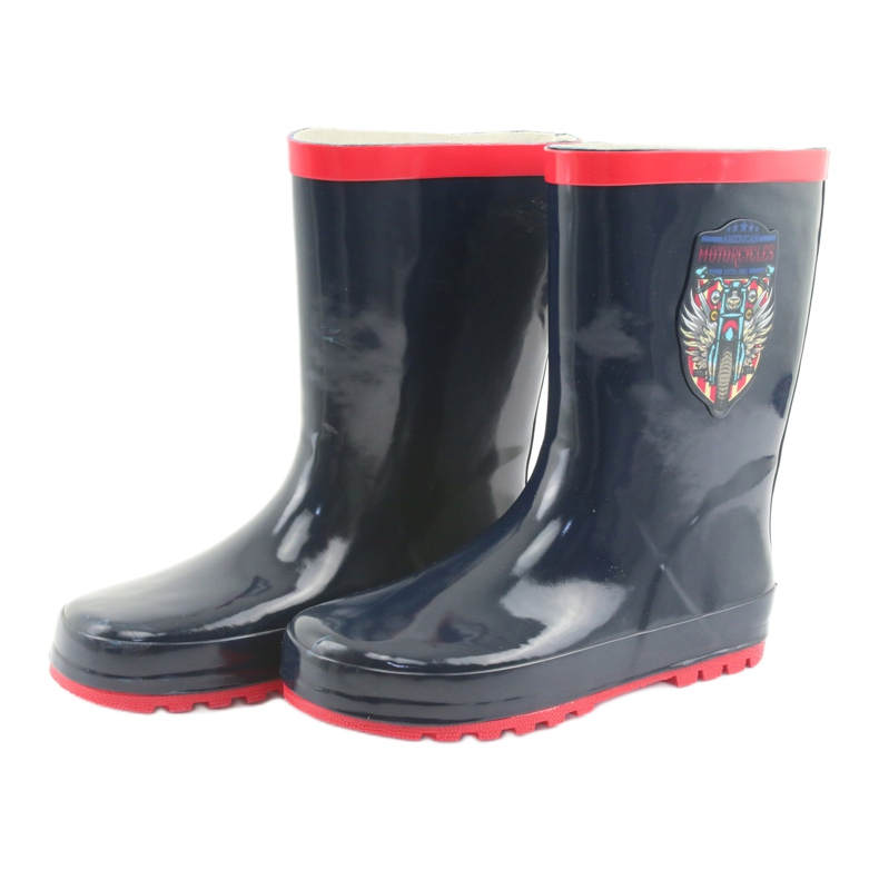American Club Motociclette ragazzi scanalature blu navy 3
