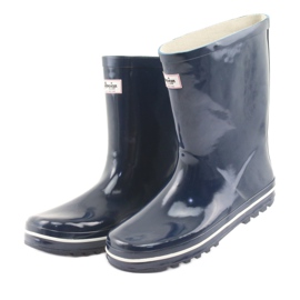 Galosce non coibentate American Club blu navy bianco 3