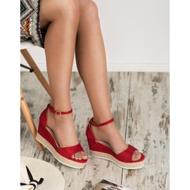 Sweet Shoes Sandali espadrillas rosso 2