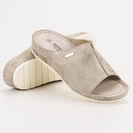 Goodin Pantofole d'oro marrone giallo 1