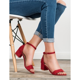 SHELOVET Sandali rossi classici rosso 1