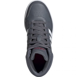 Adidas Hoops Mid 2.0 Jr EE6709 scarpe grigio 2