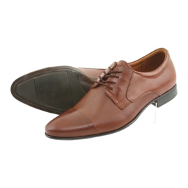 Tur Scarpe da uomo in pelle marrone 4